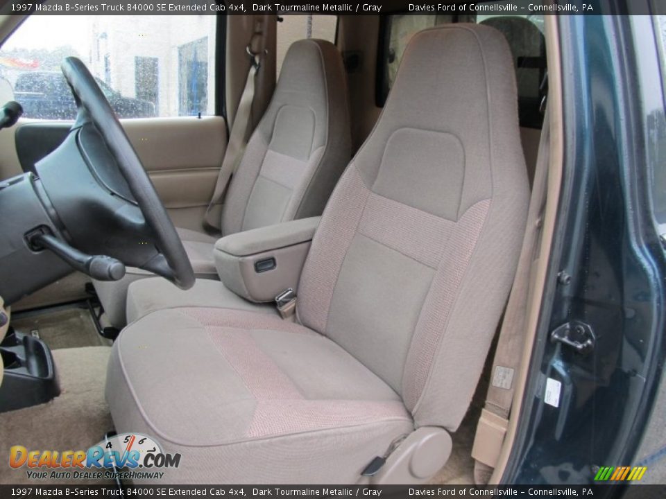 Gray Interior - 1997 Mazda B-Series Truck B4000 SE Extended Cab 4x4 Photo #7