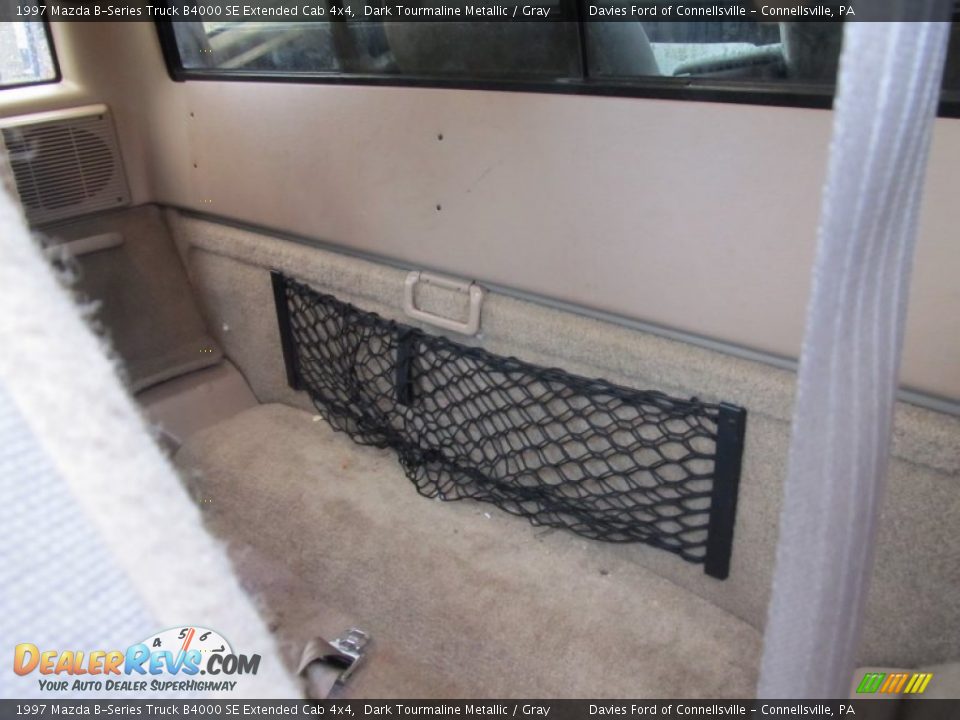 1997 Mazda B-Series Truck B4000 SE Extended Cab 4x4 Dark Tourmaline Metallic / Gray Photo #8