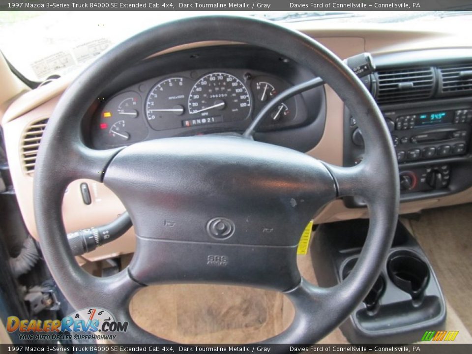 1997 Mazda B-Series Truck B4000 SE Extended Cab 4x4 Steering Wheel Photo #9