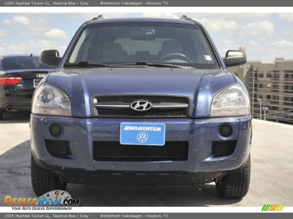 2005 Hyundai Tucson GL Nautical Blue / Gray Photo #2
