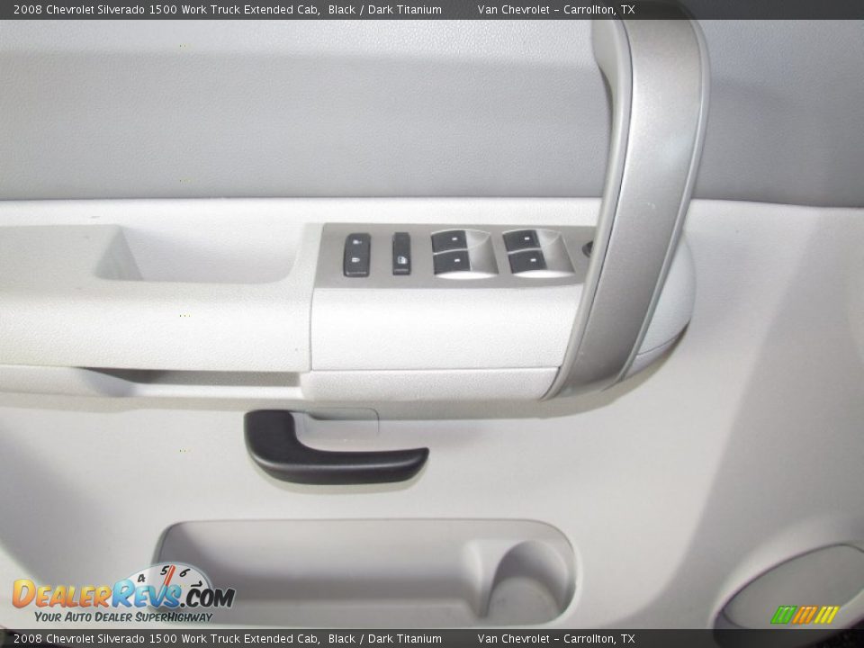 2008 Chevrolet Silverado 1500 Work Truck Extended Cab Black / Dark Titanium Photo #13