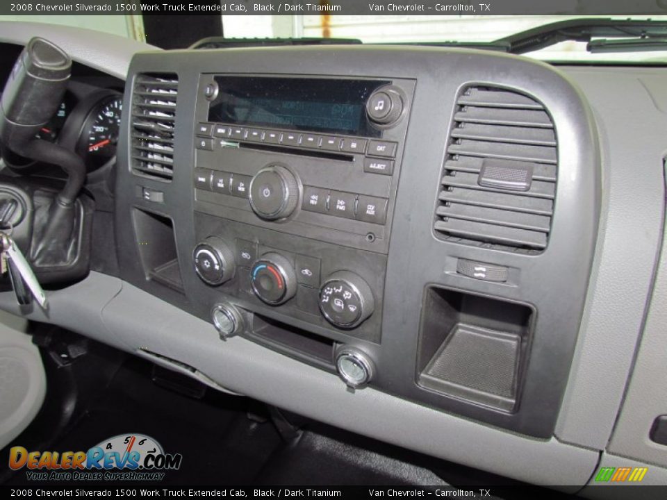 2008 Chevrolet Silverado 1500 Work Truck Extended Cab Black / Dark Titanium Photo #16