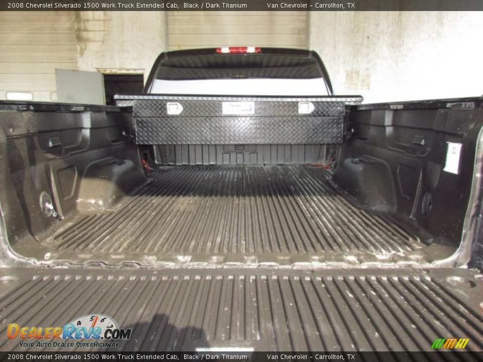 2008 Chevrolet Silverado 1500 Work Truck Extended Cab Black / Dark Titanium Photo #18
