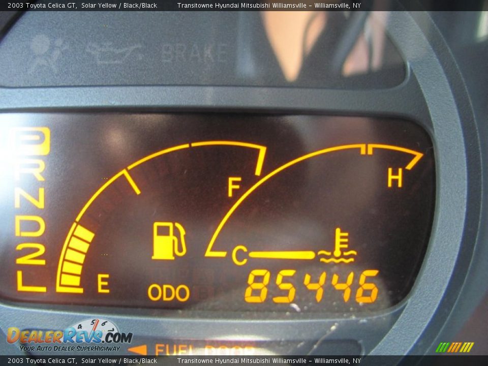 2003 Toyota Celica GT Solar Yellow / Black/Black Photo #3