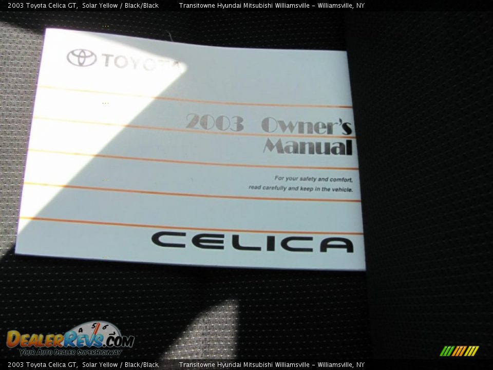 2003 Toyota Celica GT Solar Yellow / Black/Black Photo #4