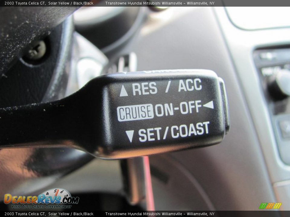 2003 Toyota Celica GT Solar Yellow / Black/Black Photo #7