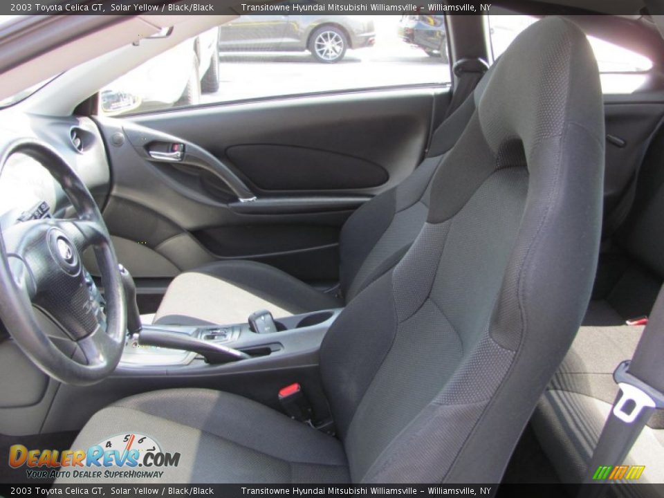 Black/Black Interior - 2003 Toyota Celica GT Photo #9