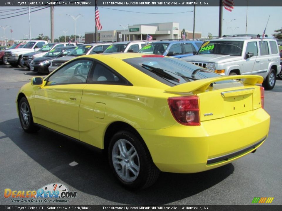 Solar Yellow 2003 Toyota Celica GT Photo #14