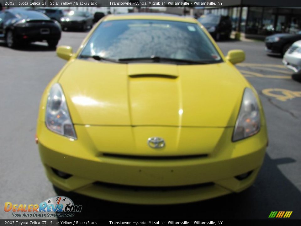 2003 Toyota Celica GT Solar Yellow / Black/Black Photo #18