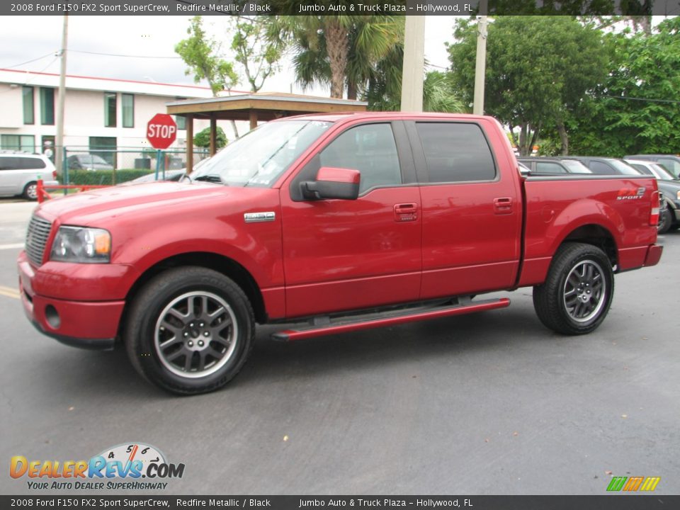 2008 Ford F150 FX2 Sport SuperCrew Redfire Metallic / Black Photo #6