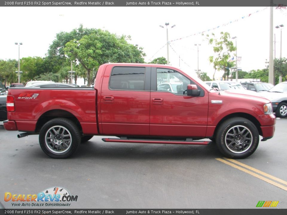 2008 Ford F150 FX2 Sport SuperCrew Redfire Metallic / Black Photo #10