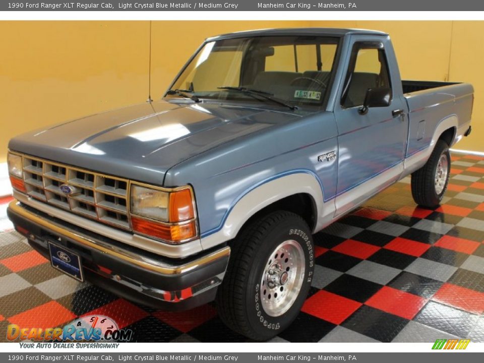 Front 3/4 View of 1990 Ford Ranger XLT Regular Cab Photo #2