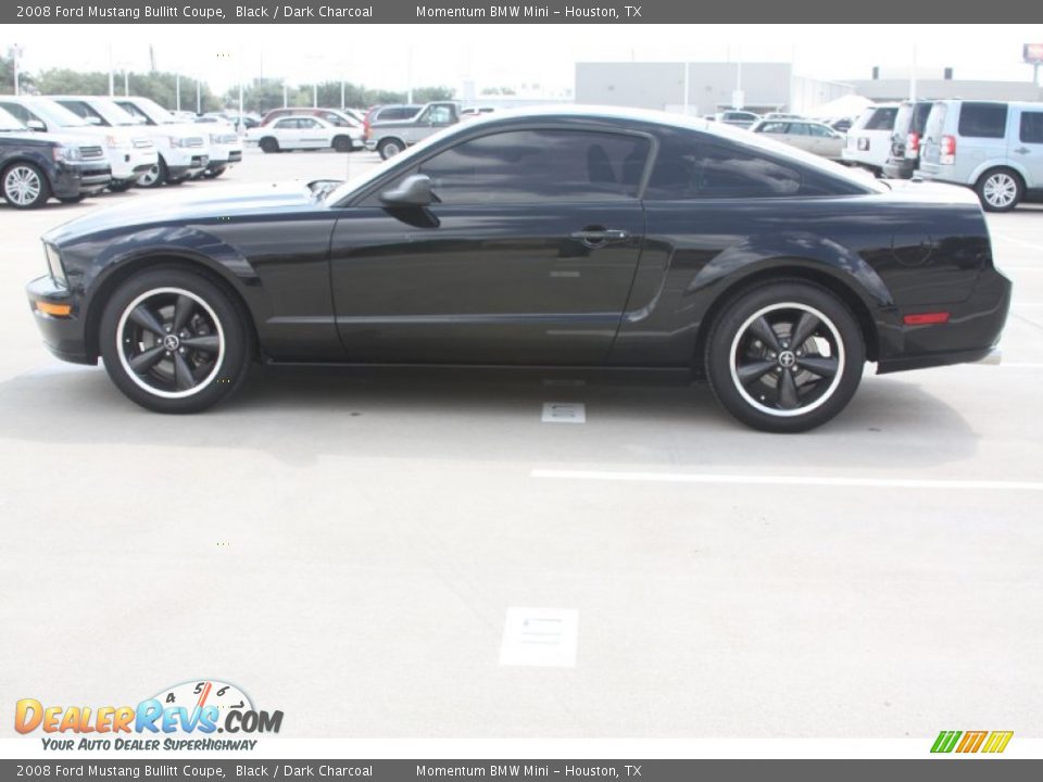 Black 2008 Ford Mustang Bullitt Coupe Photo #4