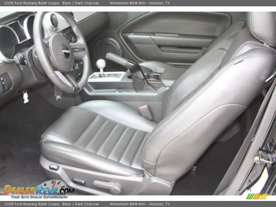 Dark Charcoal Interior - 2008 Ford Mustang Bullitt Coupe Photo #15