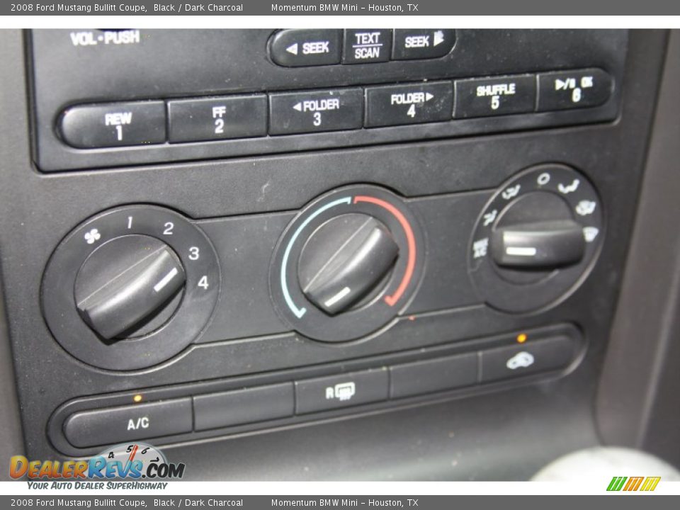 Controls of 2008 Ford Mustang Bullitt Coupe Photo #26