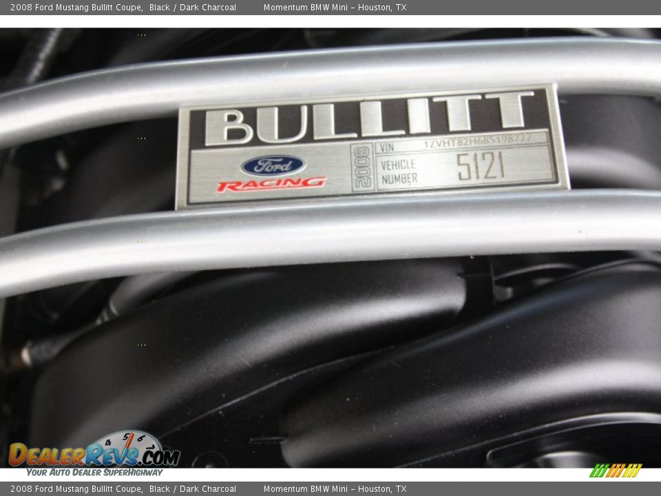 2008 Ford Mustang Bullitt Coupe 4.6 Liter SOHC 24-Valve VVT V8 Engine Photo #33