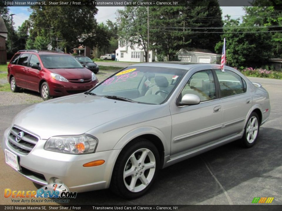 2003 Nissan Maxima SE Sheer Silver / Frost Photo #1