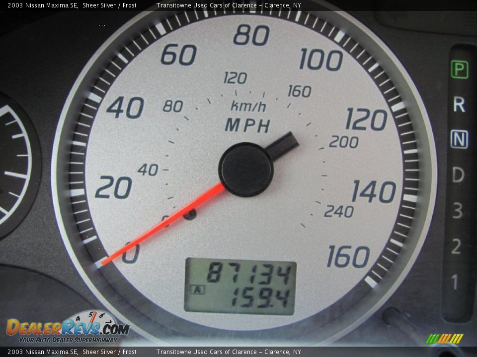 2003 Nissan Maxima SE Sheer Silver / Frost Photo #3