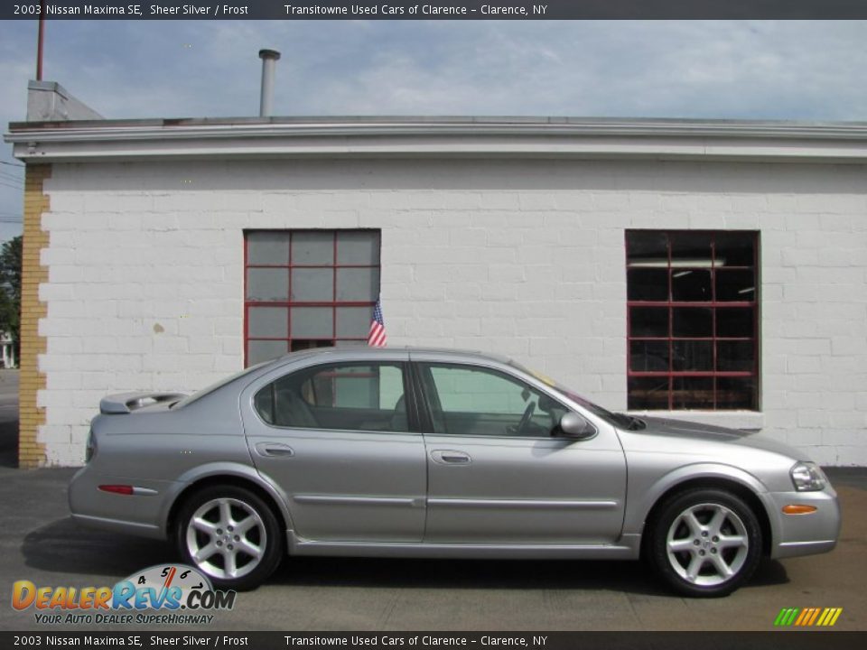 2003 Nissan Maxima SE Sheer Silver / Frost Photo #4