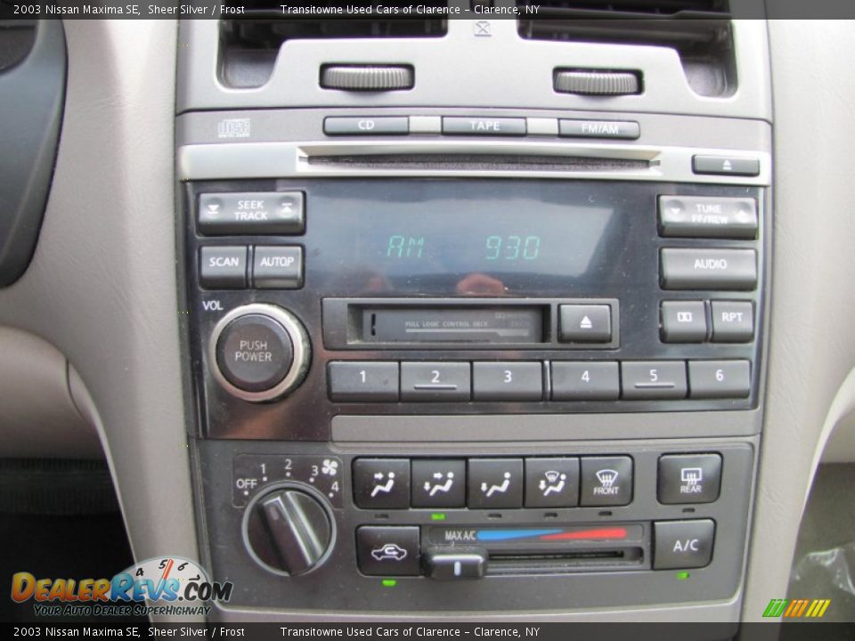 2003 Nissan Maxima SE Sheer Silver / Frost Photo #5