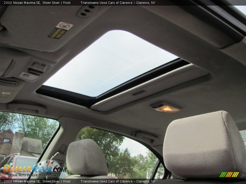 2003 Nissan Maxima SE Sheer Silver / Frost Photo #11