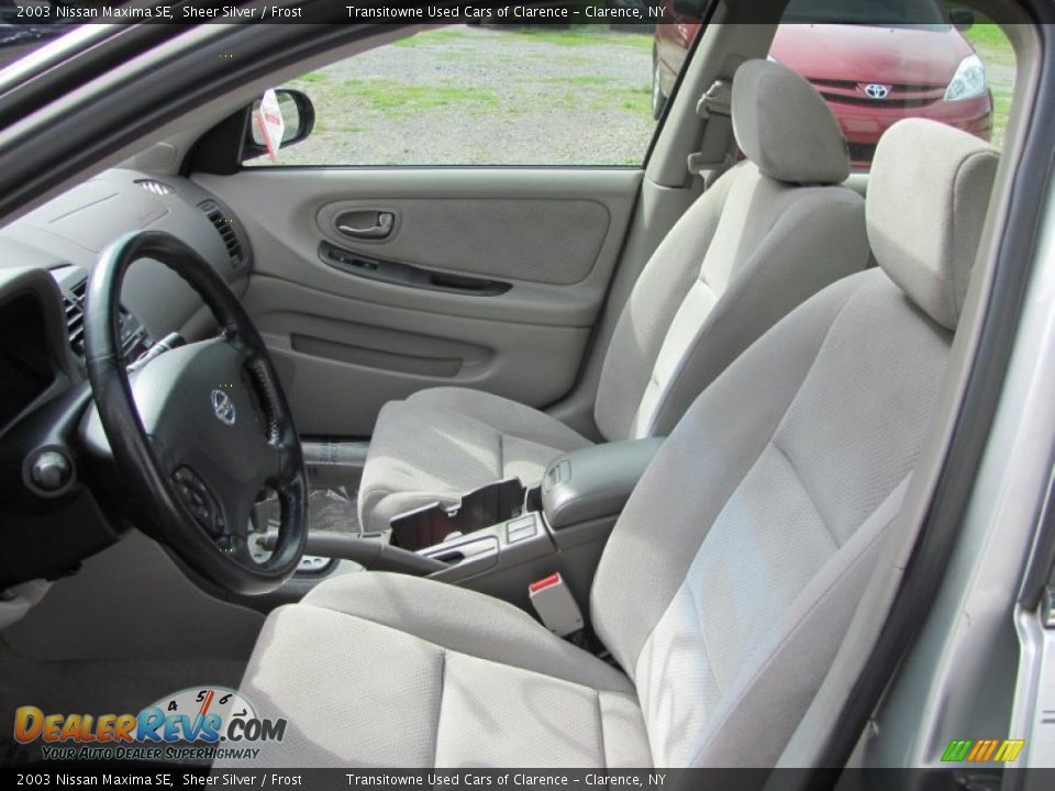 2003 Nissan Maxima SE Sheer Silver / Frost Photo #12