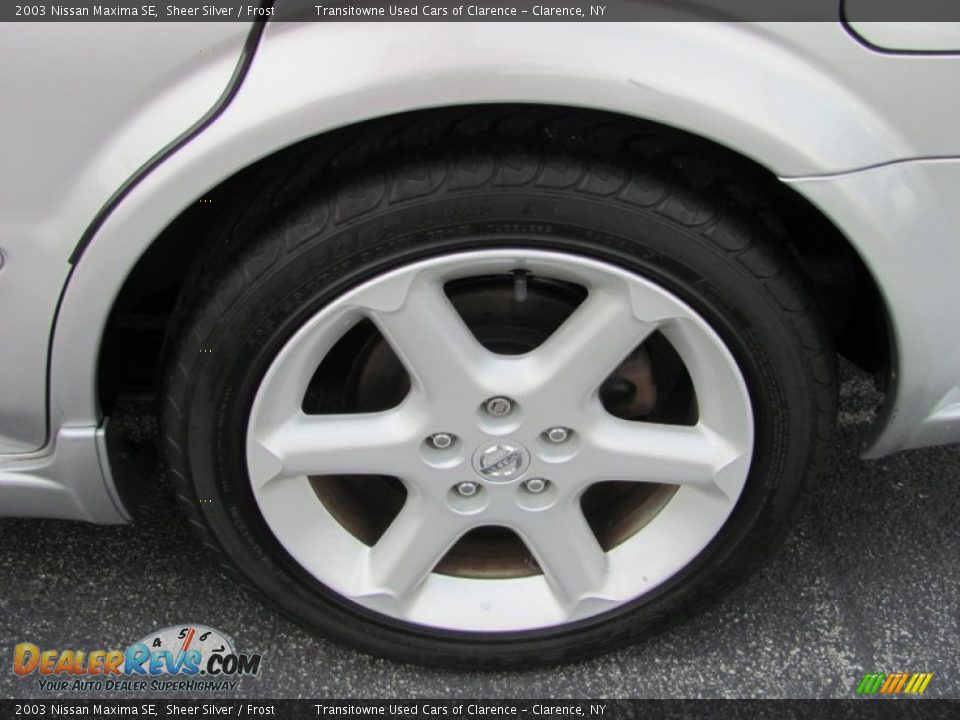 2003 Nissan Maxima SE Sheer Silver / Frost Photo #14