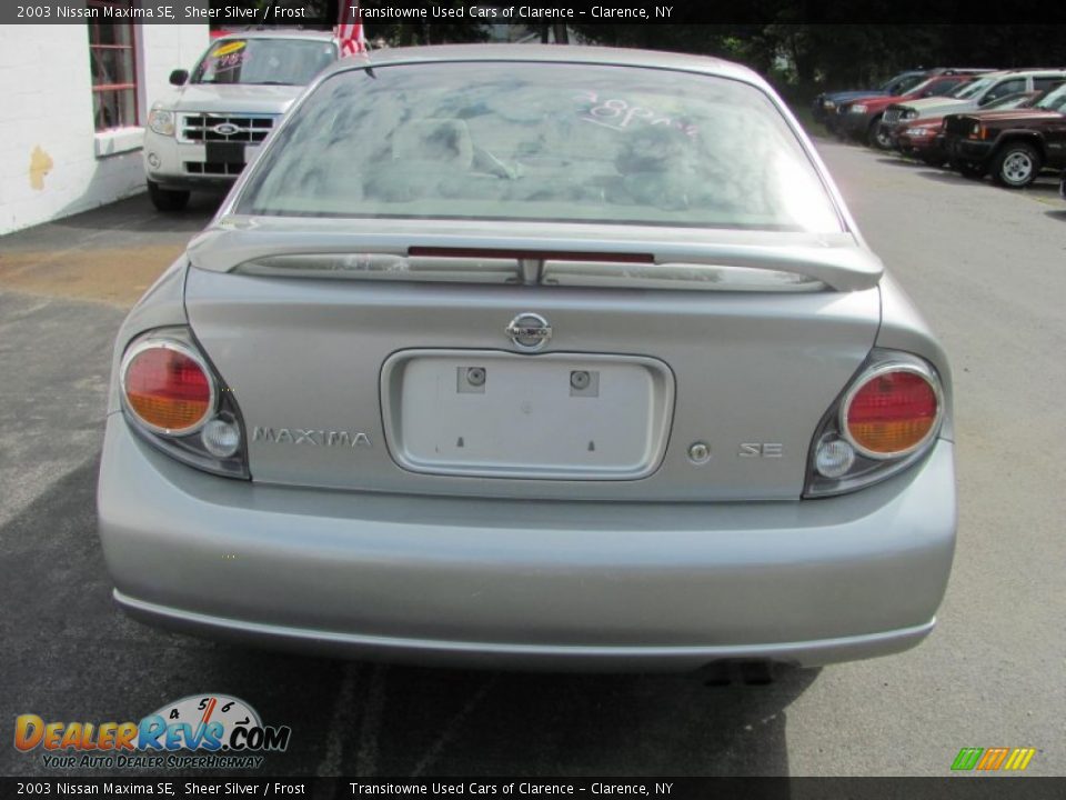 2003 Nissan Maxima SE Sheer Silver / Frost Photo #16