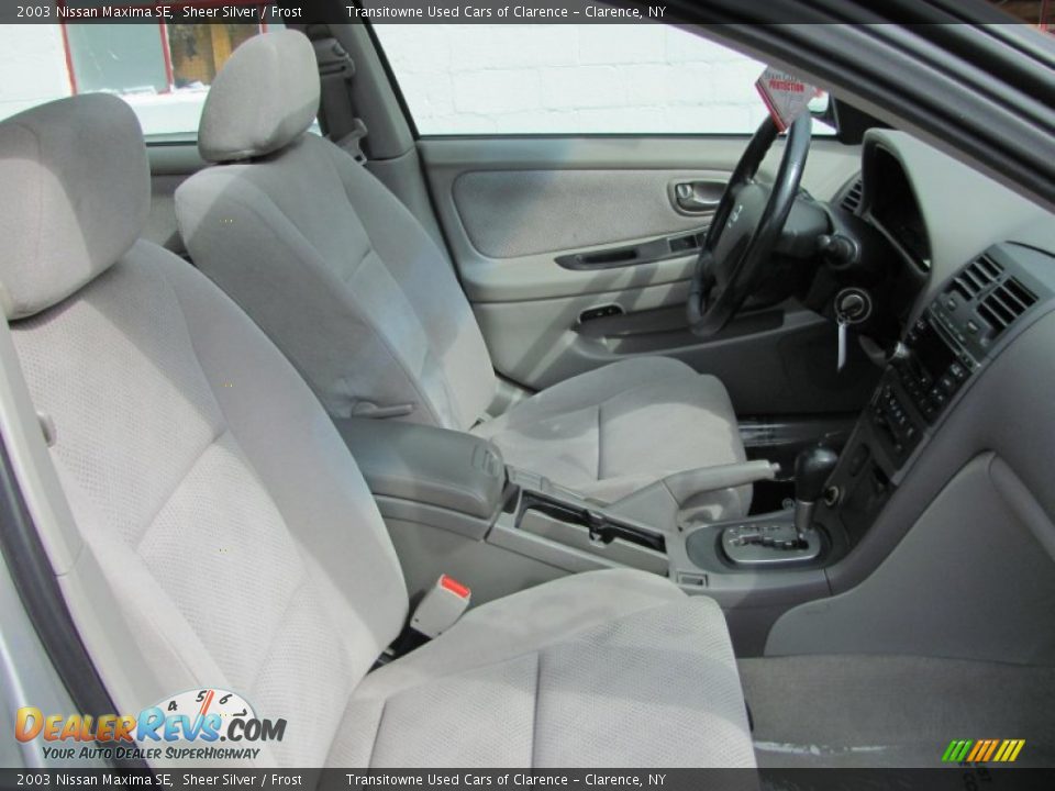 2003 Nissan Maxima SE Sheer Silver / Frost Photo #18