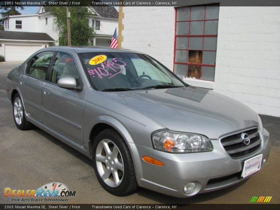 2003 Nissan Maxima SE Sheer Silver / Frost Photo #19