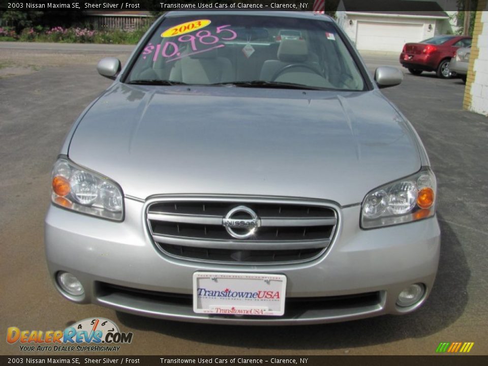 2003 Nissan Maxima SE Sheer Silver / Frost Photo #20