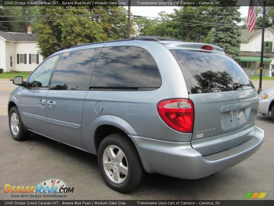 2006 Dodge Grand Caravan SXT Butane Blue Pearl / Medium Slate Gray Photo #16