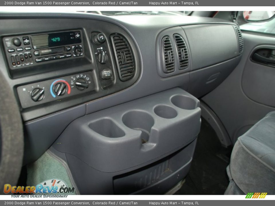 2000 Dodge Ram Van 1500 Passenger Conversion Colorado Red / Camel/Tan Photo #5