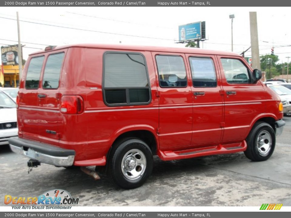 Colorado Red 2000 Dodge Ram Van 1500 Passenger Conversion Photo #11