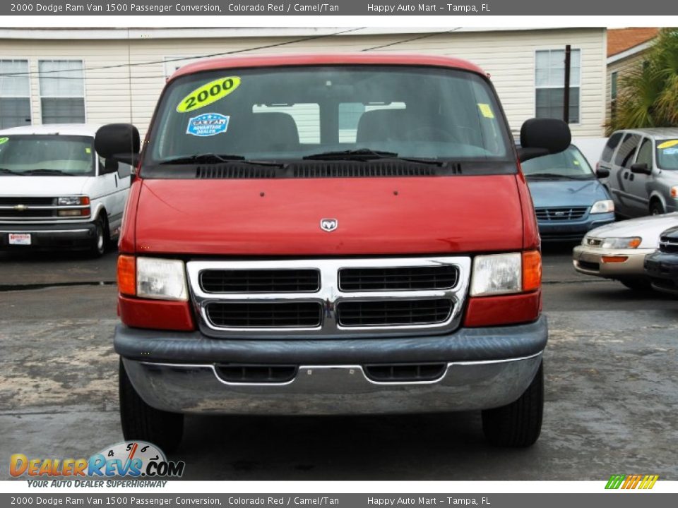 Colorado Red 2000 Dodge Ram Van 1500 Passenger Conversion Photo #12