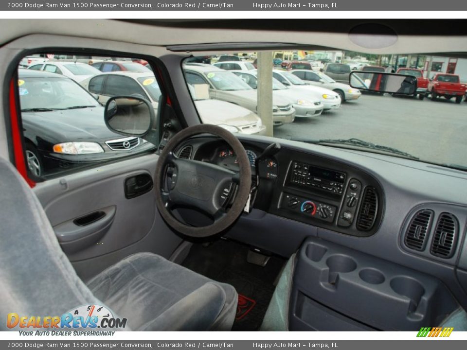 Camel/Tan Interior - 2000 Dodge Ram Van 1500 Passenger Conversion Photo #15