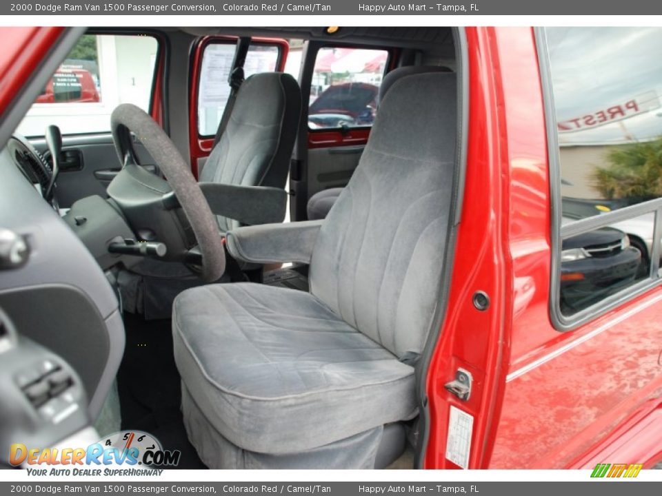 Camel/Tan Interior - 2000 Dodge Ram Van 1500 Passenger Conversion Photo #17
