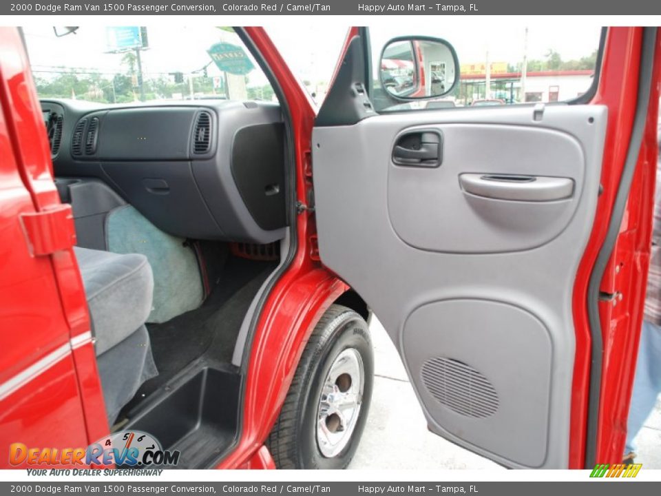 Door Panel of 2000 Dodge Ram Van 1500 Passenger Conversion Photo #19
