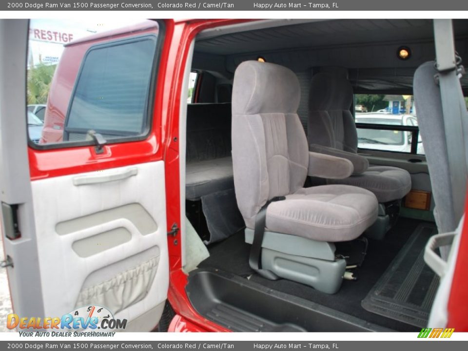 Camel/Tan Interior - 2000 Dodge Ram Van 1500 Passenger Conversion Photo #23