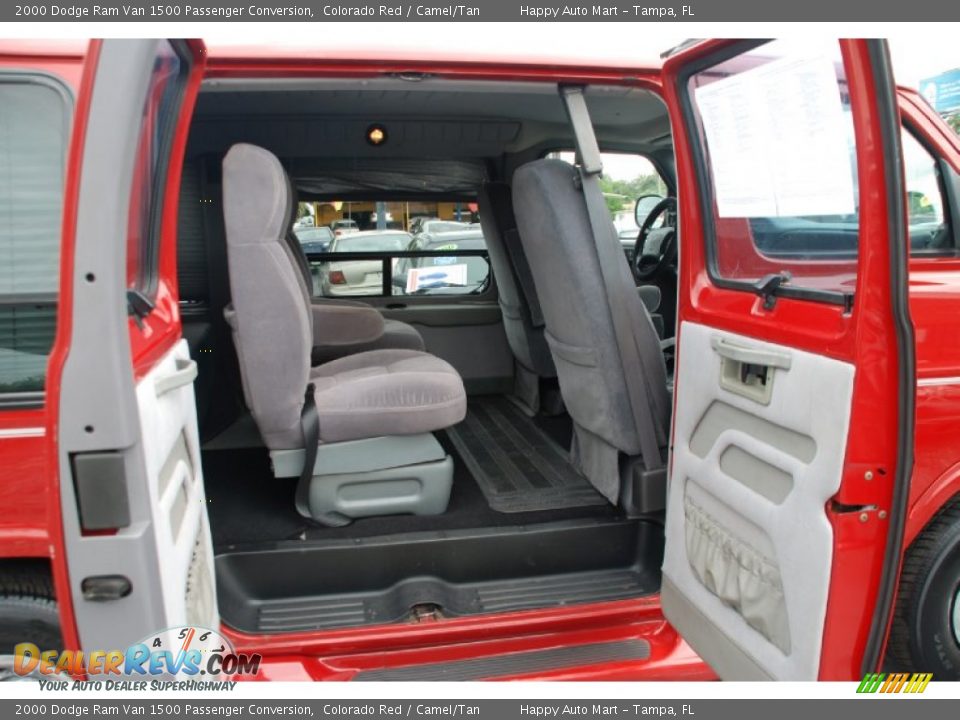 Camel/Tan Interior - 2000 Dodge Ram Van 1500 Passenger Conversion Photo #24