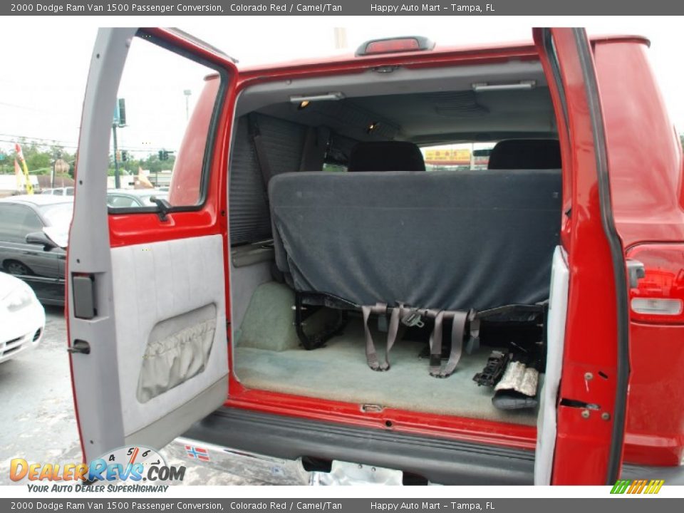 2000 Dodge Ram Van 1500 Passenger Conversion Colorado Red / Camel/Tan Photo #27