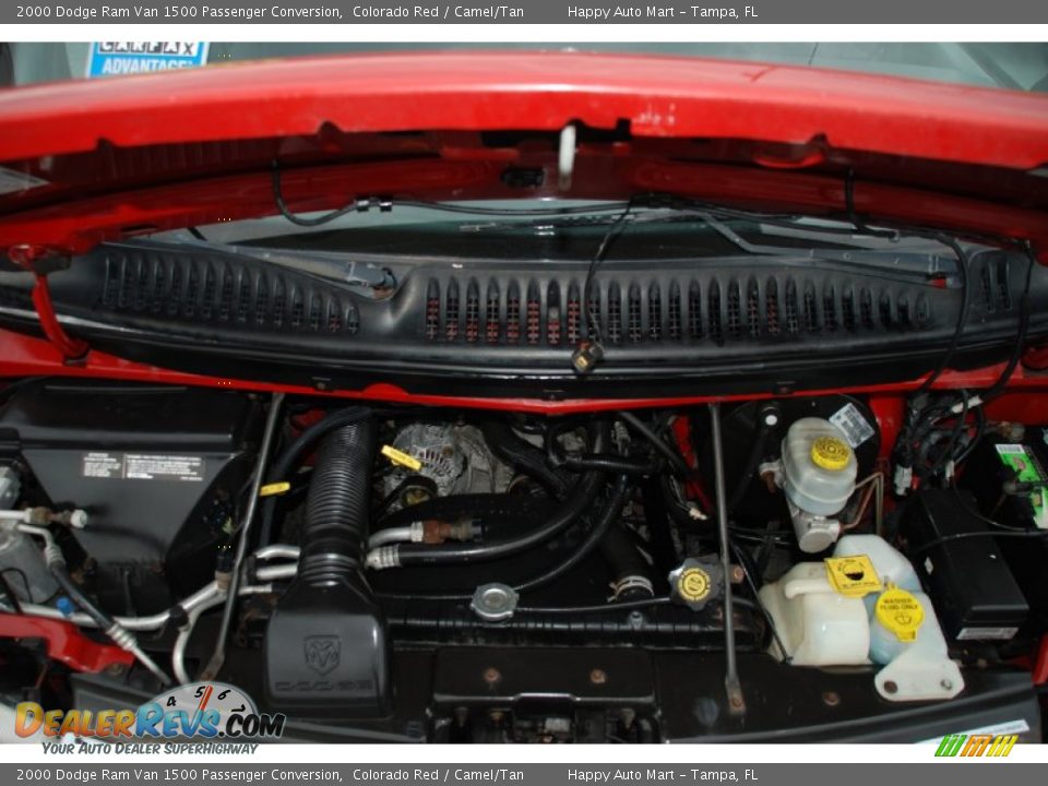 2000 Dodge Ram Van 1500 Passenger Conversion 3.9 Liter OHV 12-Valve V6 Engine Photo #28