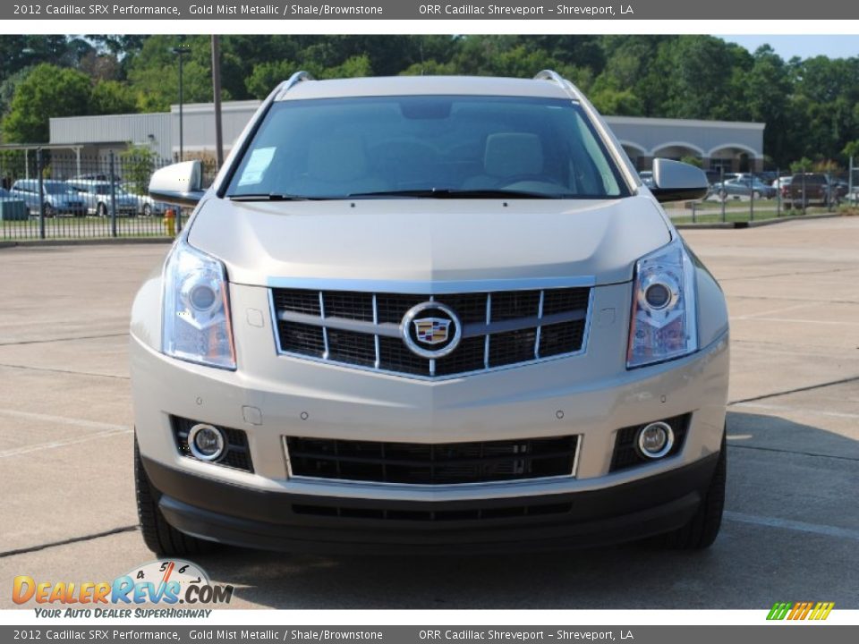 2012 Cadillac SRX Performance Gold Mist Metallic / Shale/Brownstone Photo #2