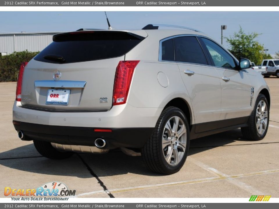 2012 Cadillac SRX Performance Gold Mist Metallic / Shale/Brownstone Photo #5