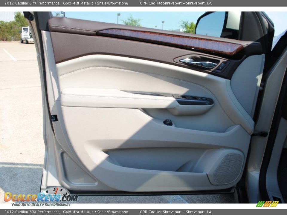 2012 Cadillac SRX Performance Gold Mist Metallic / Shale/Brownstone Photo #11