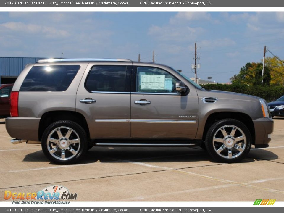 Mocha Steel Metallic 2012 Cadillac Escalade Luxury Photo #4