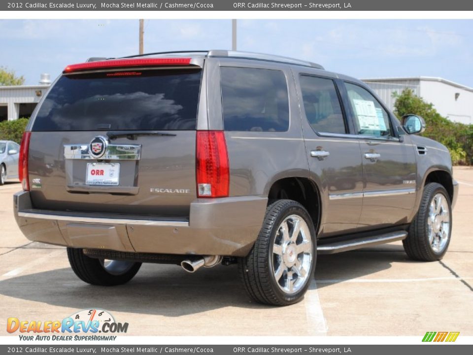 2012 Cadillac Escalade Luxury Mocha Steel Metallic / Cashmere/Cocoa Photo #5