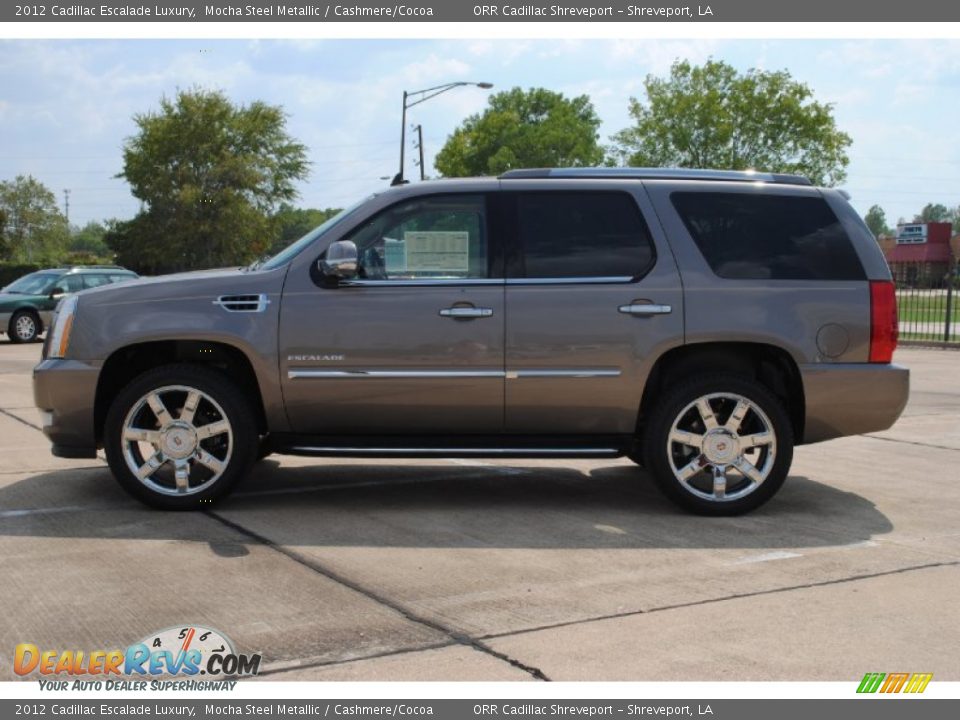 2012 Cadillac Escalade Luxury Mocha Steel Metallic / Cashmere/Cocoa Photo #8