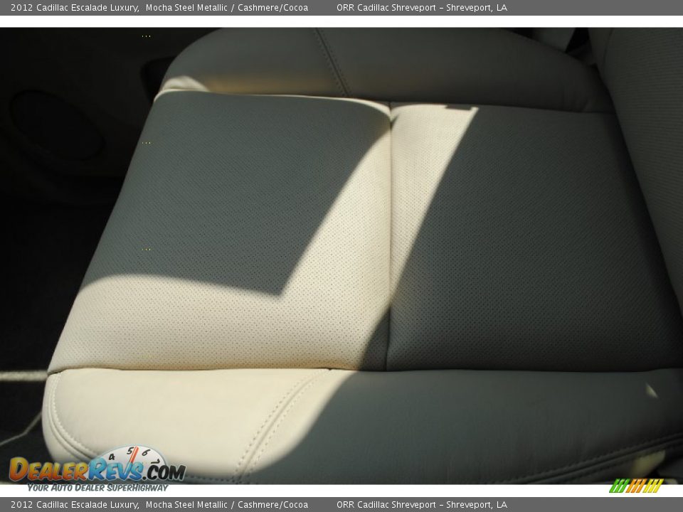 2012 Cadillac Escalade Luxury Mocha Steel Metallic / Cashmere/Cocoa Photo #22