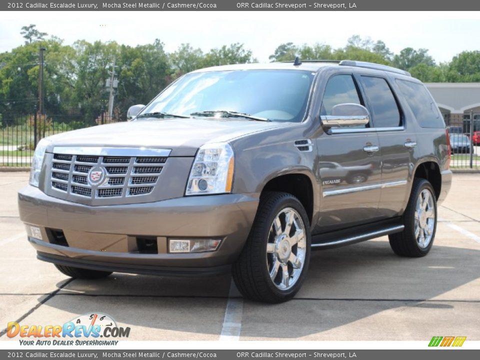 2012 Cadillac Escalade Luxury Mocha Steel Metallic / Cashmere/Cocoa Photo #1